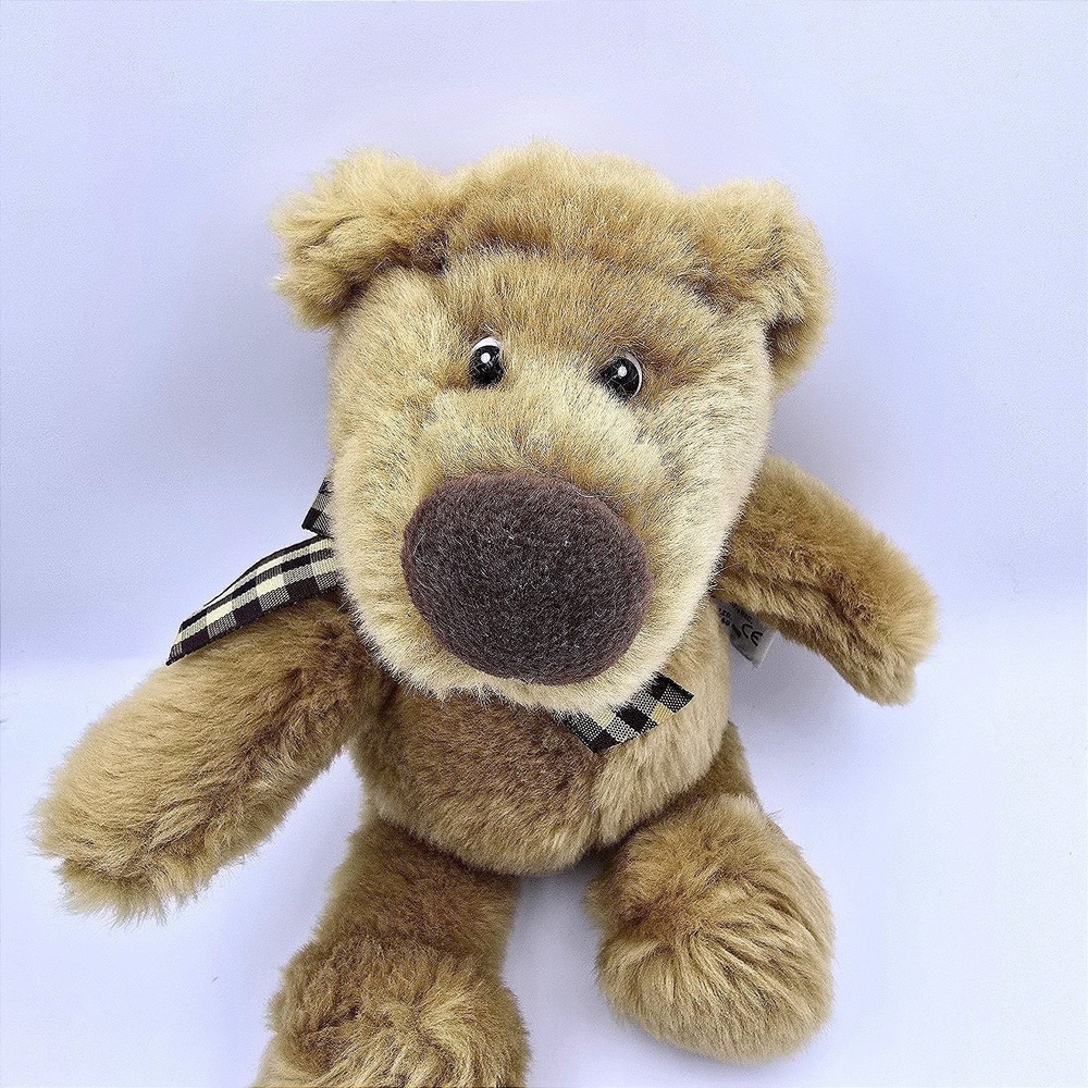 VINTAGE (c. 2000) RUSS BERRIE & CO. Hodge Bear #27427‎ Brown Plush Teddy